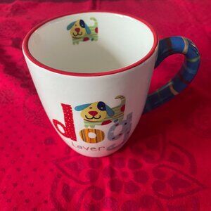 DOG LOVER COFFEE MUG CERTIFIED INTERNATIONAL LORI SIEBERT NEVER USED.